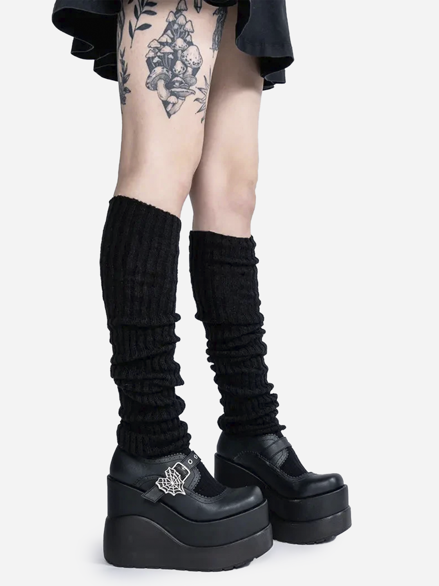 Cute Leg Warmers Black