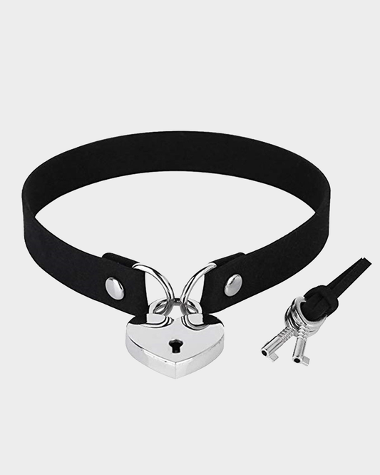 Heart Padlock Choker