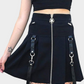 Black Zipper Skirt